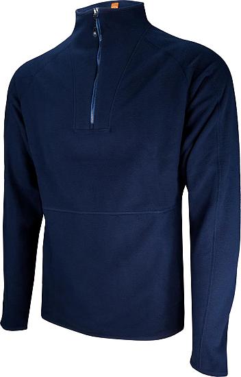 Mens micro fleece half zip hotsell